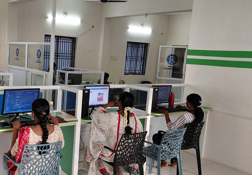 Rohil NextGen Reception Area - Professional training institute environment